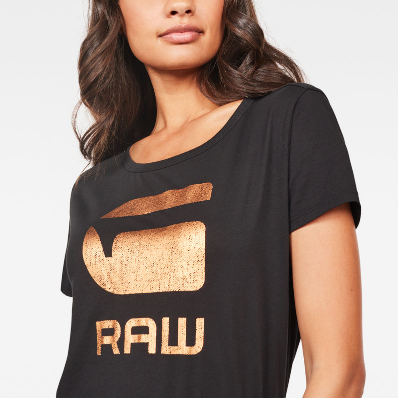 G-Star RAW® Graphic 21 Top Black detail shot