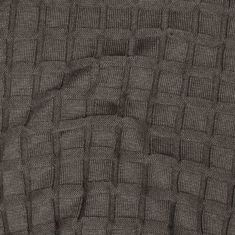 G-STAR® Core Table Knitted Sweater Grey fabric shot