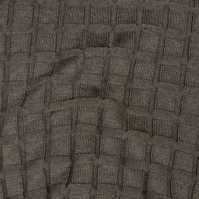 G-Star RAW® Core Table Knitted Sweater Grey fabric shot