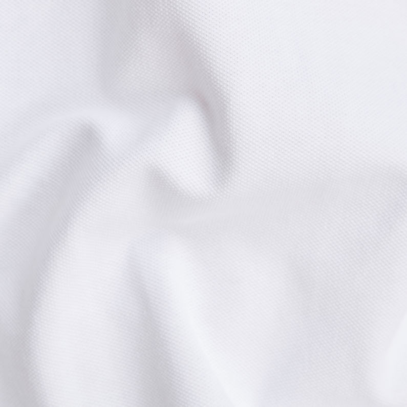 G-Star RAW® Dunda Polo Wit fabric shot
