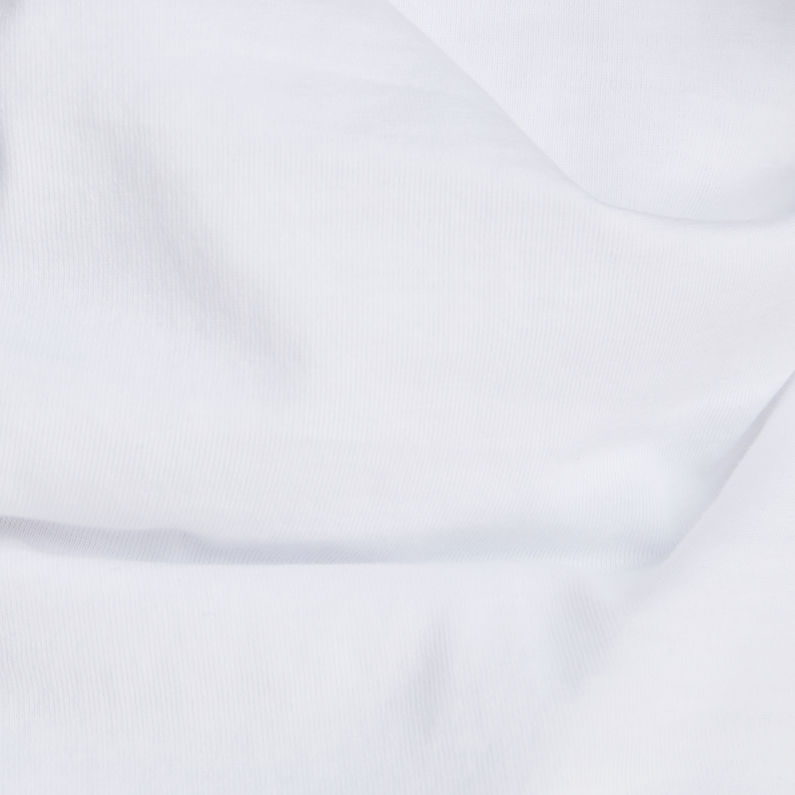 G-Star RAW® Graphic 4 T-Shirt White fabric shot