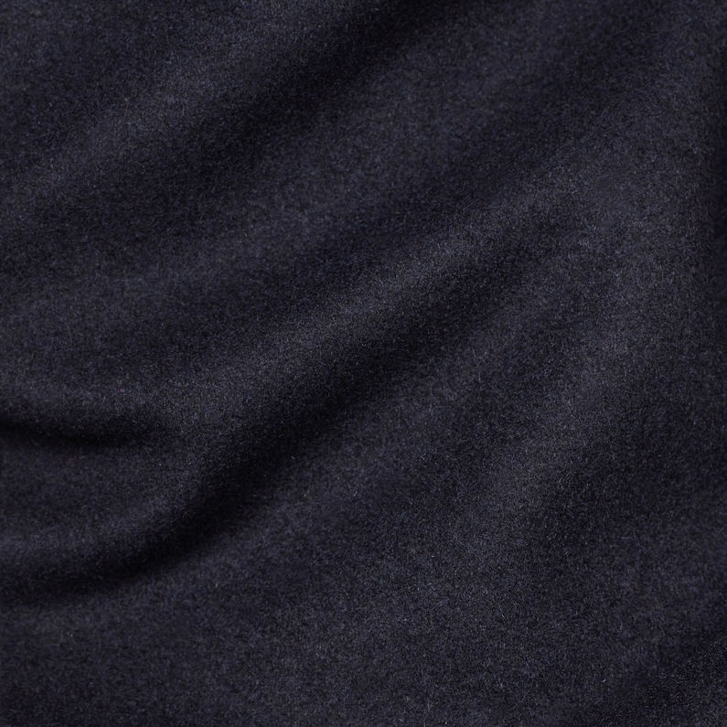 G-STAR® Empral Wool Trench Dark blue fabric shot
