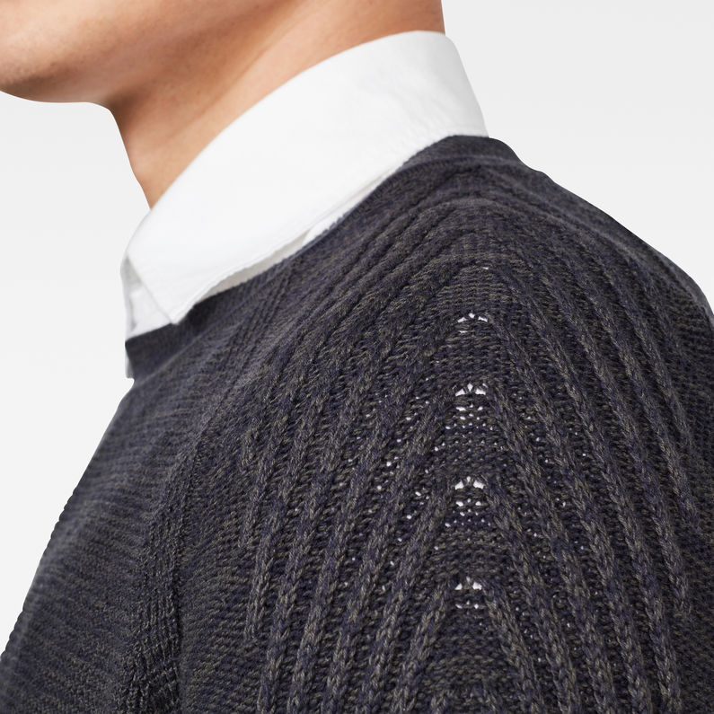 G-Star RAW® Jersey Muzaki Knitted Negro detail shot