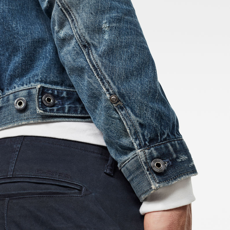G-Star RAW® 5650 Jacket Medium blue detail shot