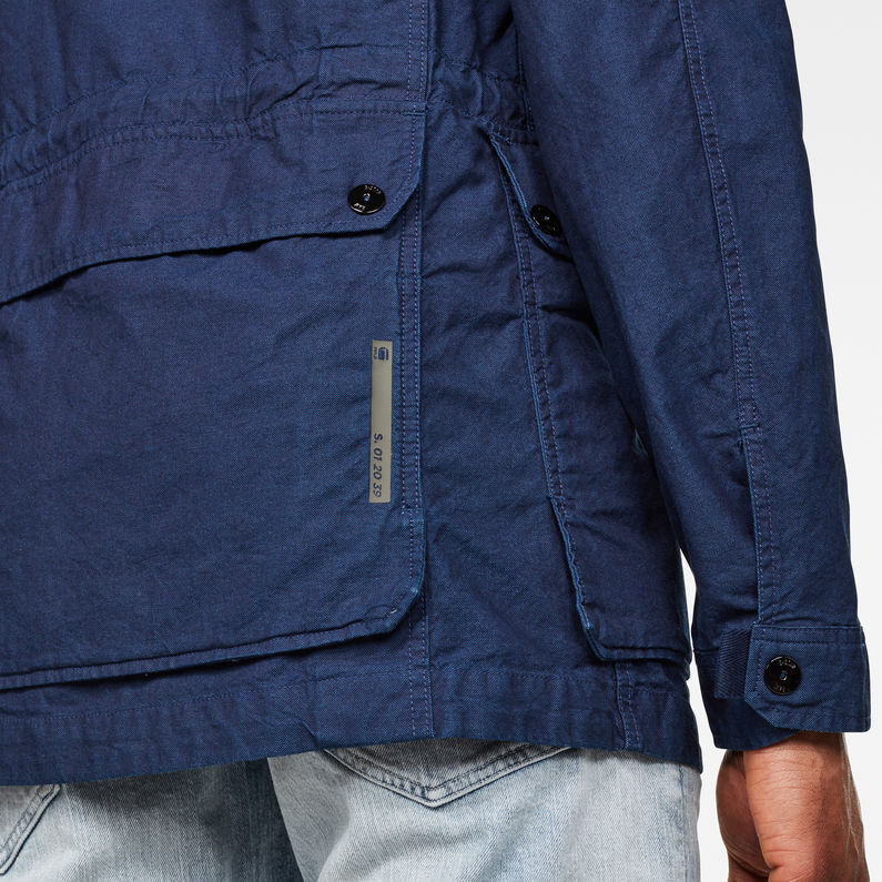 G-STAR® Back Pocket Field Jacket Dark blue detail shot