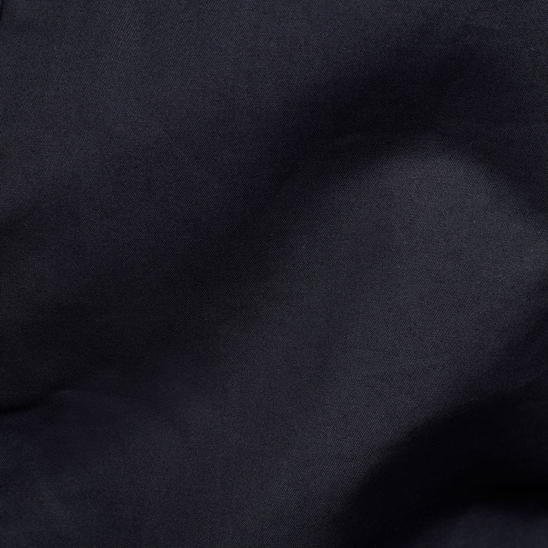 G-STAR® Scutar Half Lined Trenchcoat Dunkelblau fabric shot