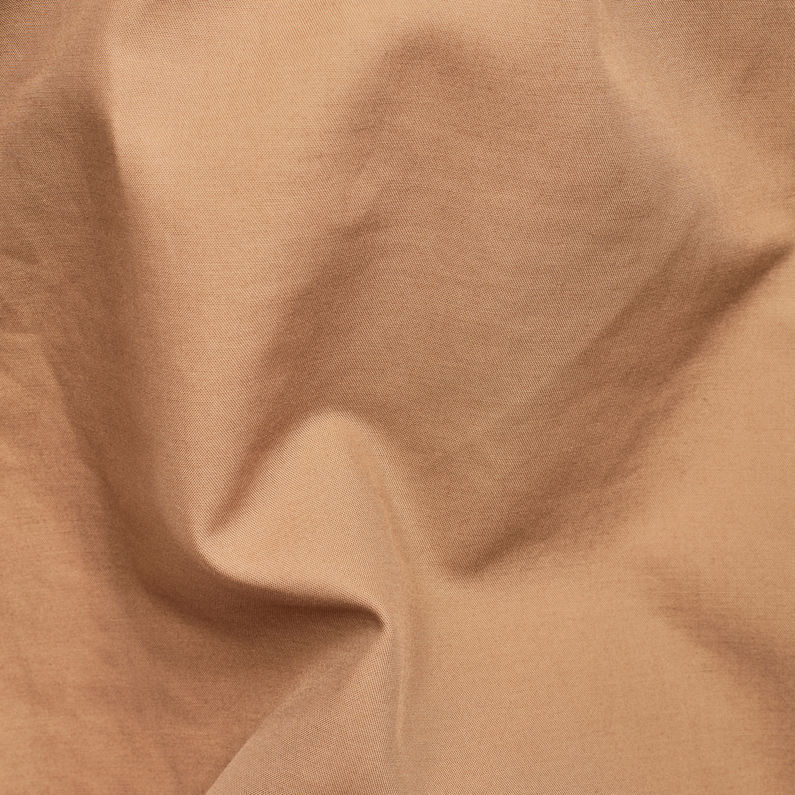 G-STAR® Scutar Half Lined Trench Brown fabric shot