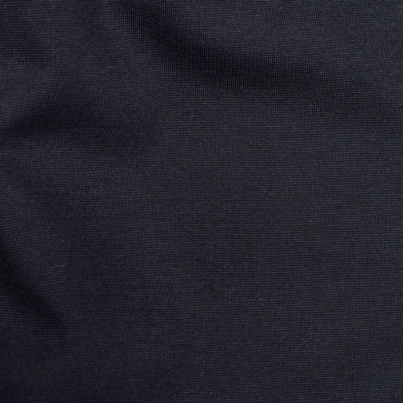 G-Star RAW® Pull Nostelle Fyx Biker Half Zip Bleu moyen fabric shot