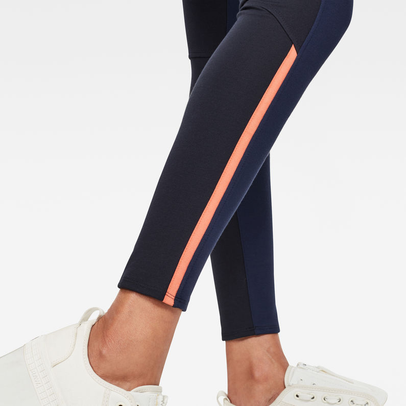 G-STAR® Legging Nostelle High Bleu foncé detail shot