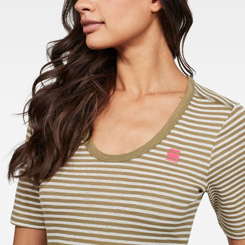 G-STAR® Silber Slim T-Shirt Green