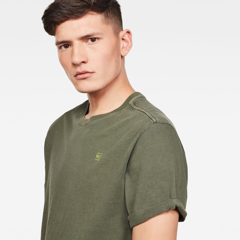 G-Star RAW® Camiseta Lash Verde detail shot