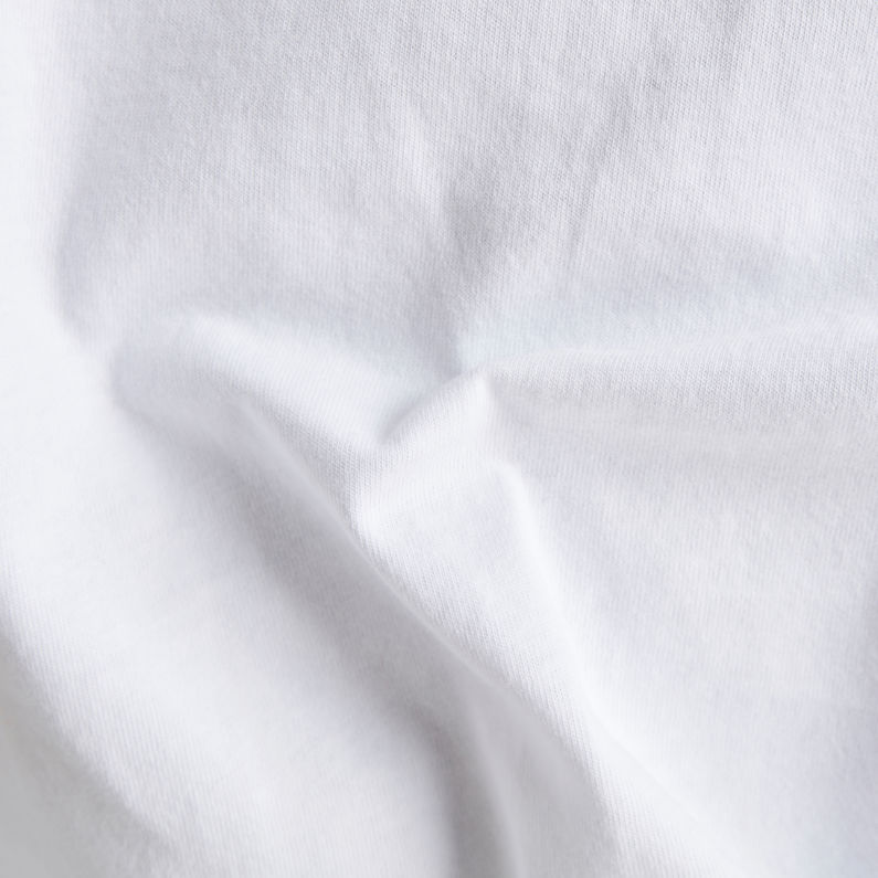 G-Star RAW® T-shirt Lash Blanc fabric shot