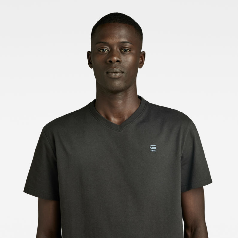 G-Star RAW® Camiseta Base-S Negro detail shot