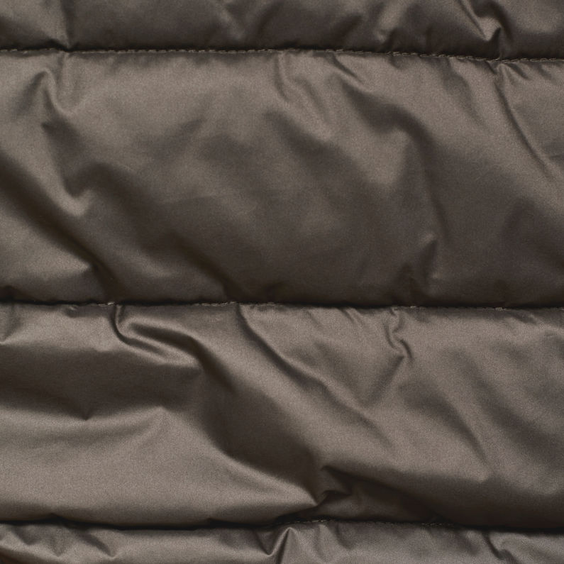 G-Star RAW® Attacc Quilted Hooded Jacke Grau fabric shot