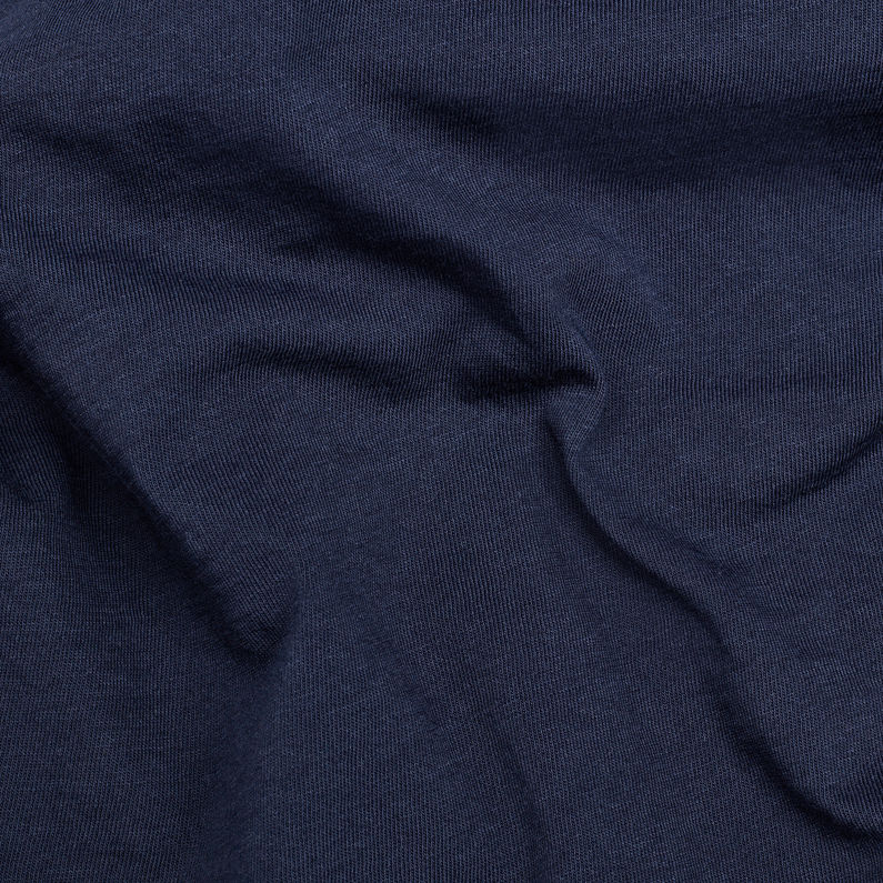 G-Star RAW® Lash Fem Loose Top Dark blue fabric shot