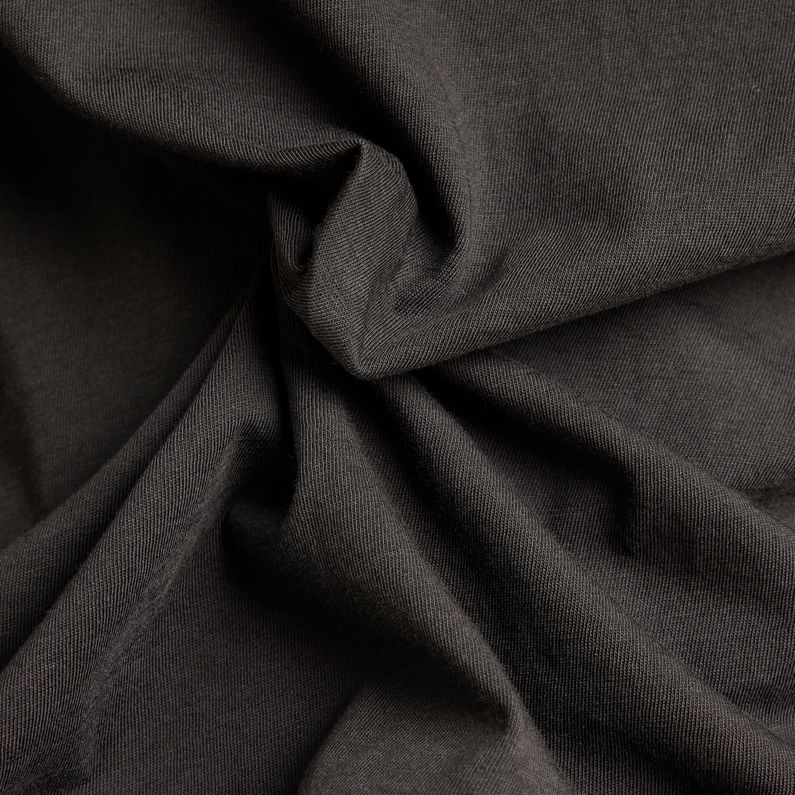 G-Star RAW® Lash Fem Loose Top Black fabric shot