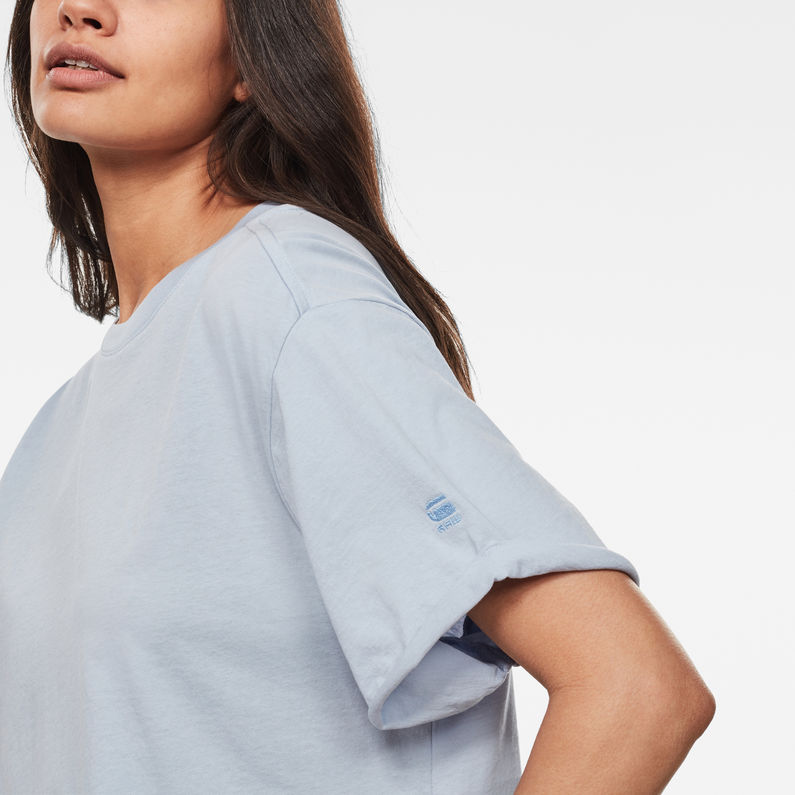 G-Star RAW® Lash Fem Loose Top Hellblau detail shot