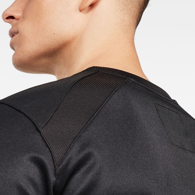 G-STAR® Motac Slim Sweater Black detail shot