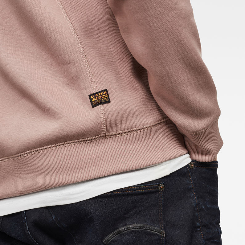 G-Star RAW® Premium Core Sweater Brown detail shot