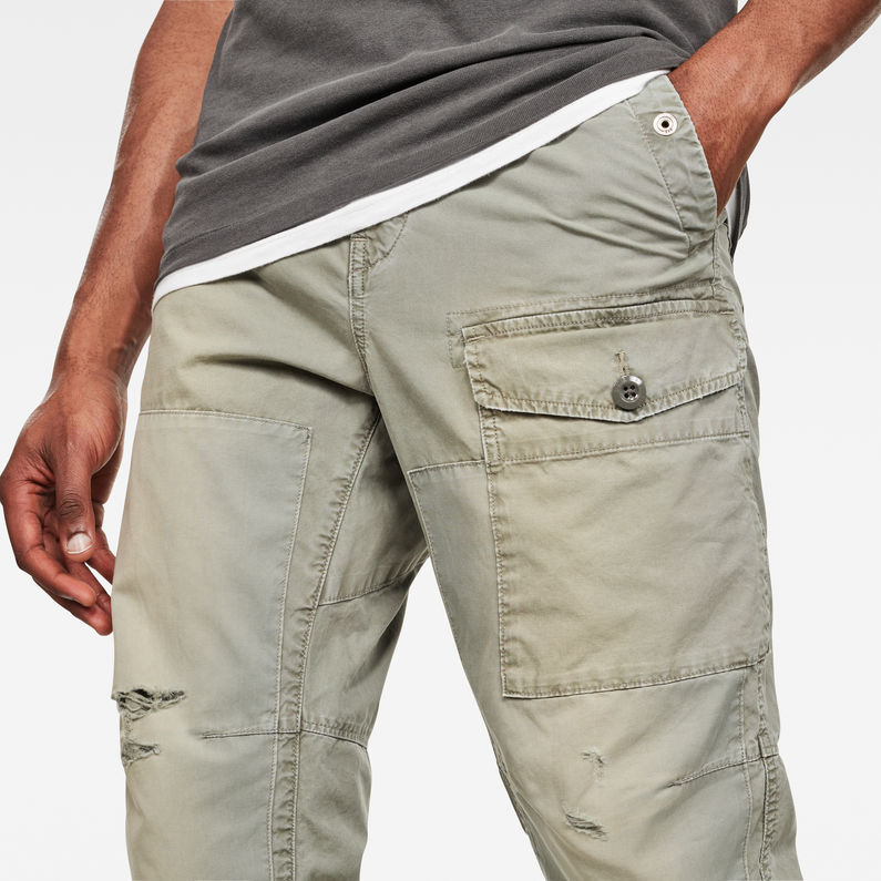 G-STAR® Torrick Relaxed Pants Green detail shot