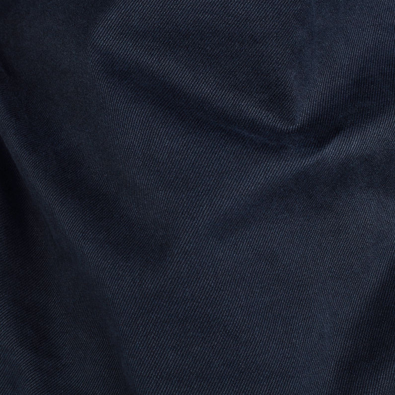 G-Star RAW® Pantalon Air Defence Zip 3D Sport Cuffed Slim Bleu foncé fabric shot