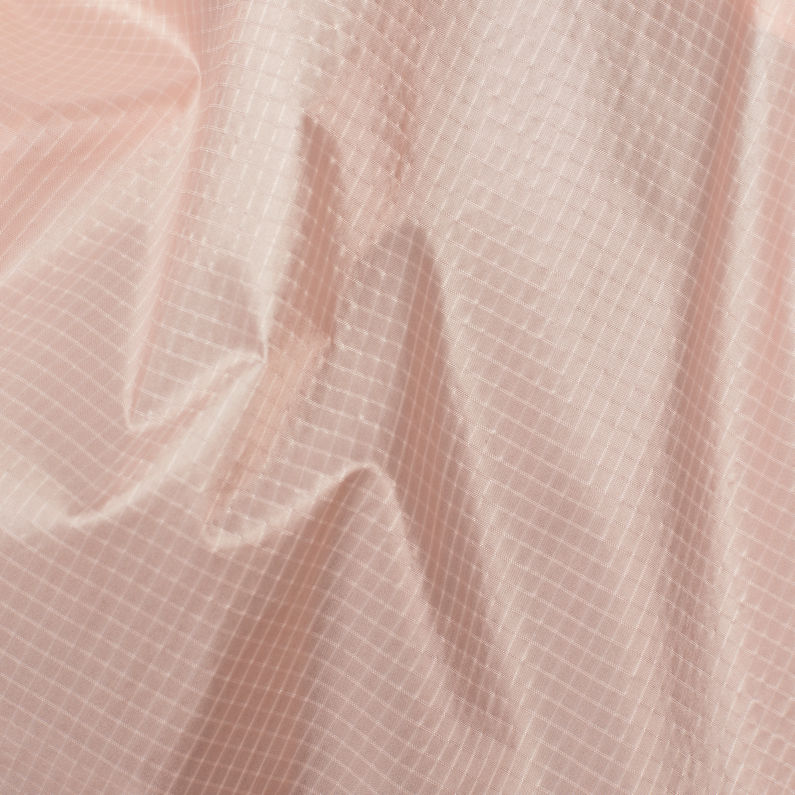 G-Star RAW® Ultra Lightweight Parka Trench Pink fabric shot