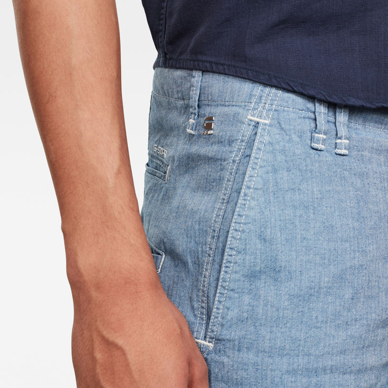 G-Star RAW® Vetar Chino Shorts Dark blue detail shot