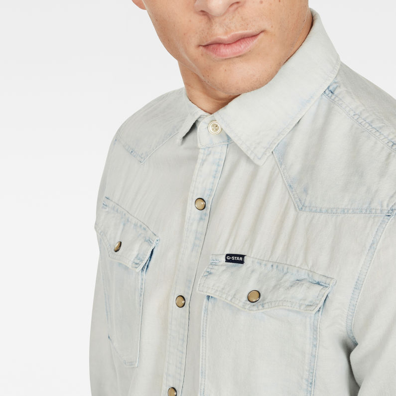 G-STAR® 3301 Seasonal Destroy Slim Shirt Light blue