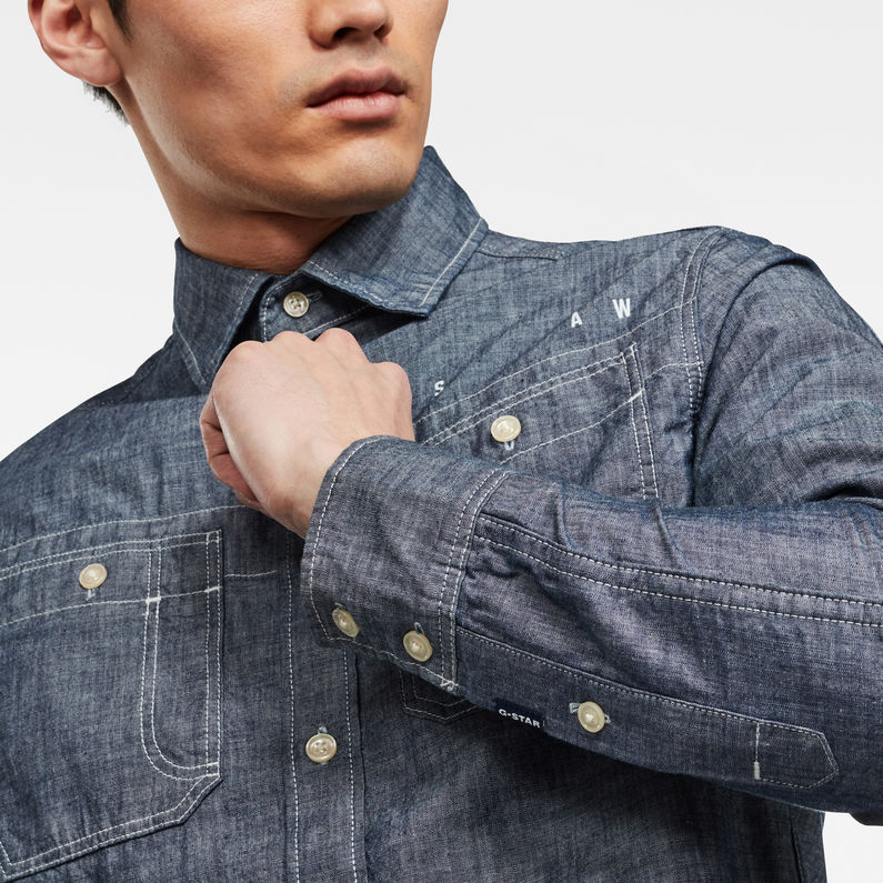 G-STAR® Kinec Straight Shirt Medium blue