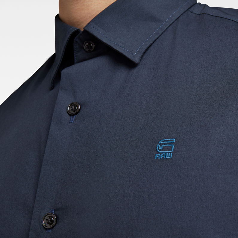 G-Star RAW® Chemise Dressed Super Slim Bleu foncé