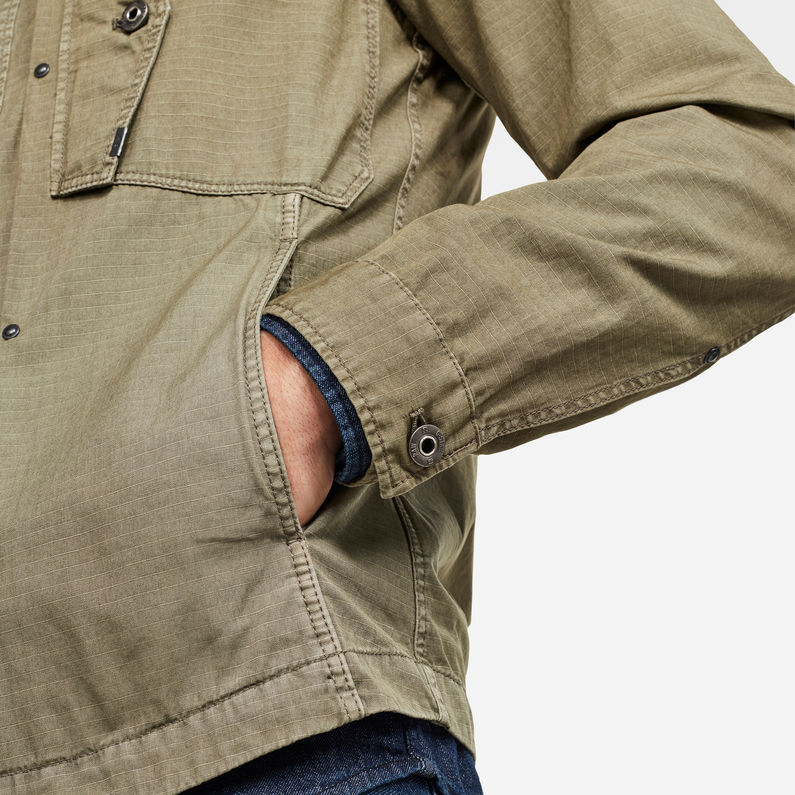 G-Star RAW® Scutar Shirt Jacket グリーン detail shot