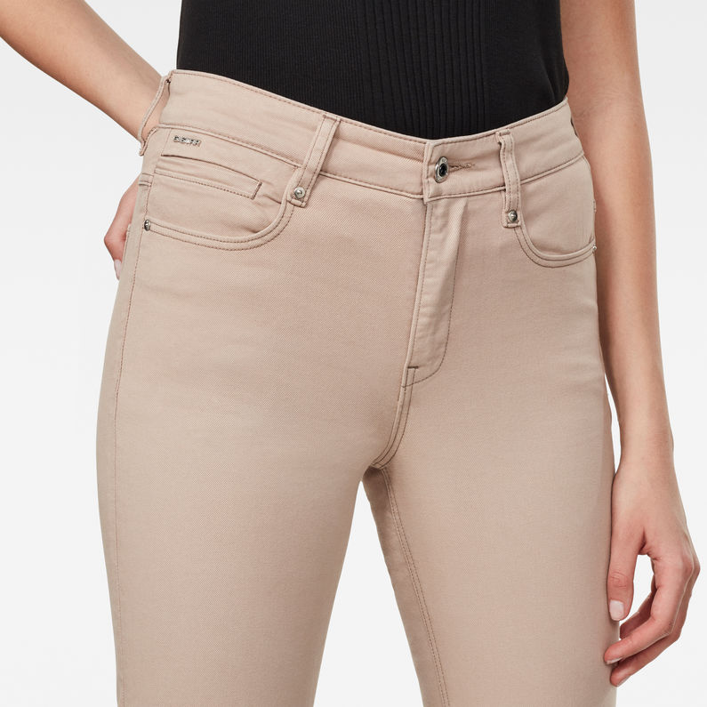 G-STAR® Noxer High Straight Broek Roze detail shot