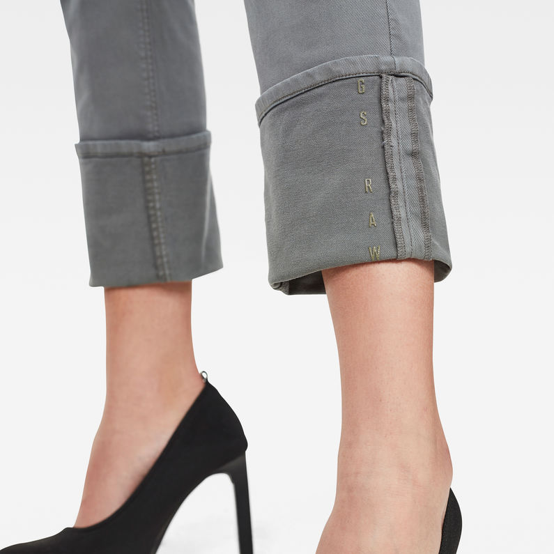 G-Star RAW® 4311 Noxer High Straight Pants Grey detail shot