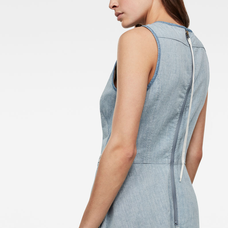 G-Star RAW® Fit And Flare Dress Light blue