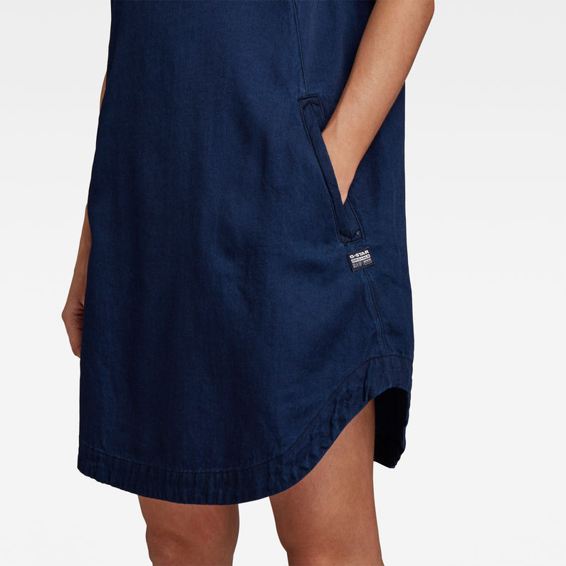 G-Star RAW® Woven Tee Kleid Dunkelblau