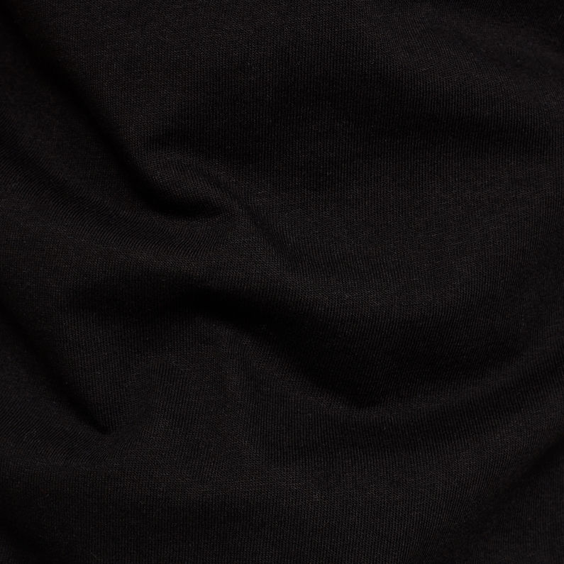 G-Star RAW® Pocket Loose Round Neck T-Shirt ブラック fabric shot