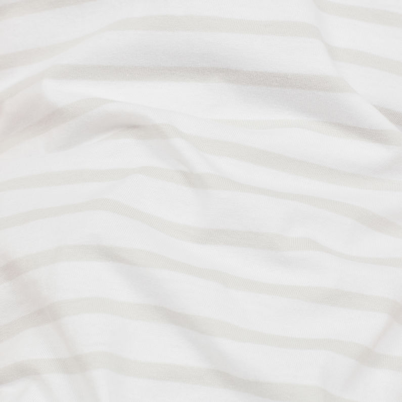 G-Star RAW® T-shirt Korpaz Stripe GR Slim Blanc