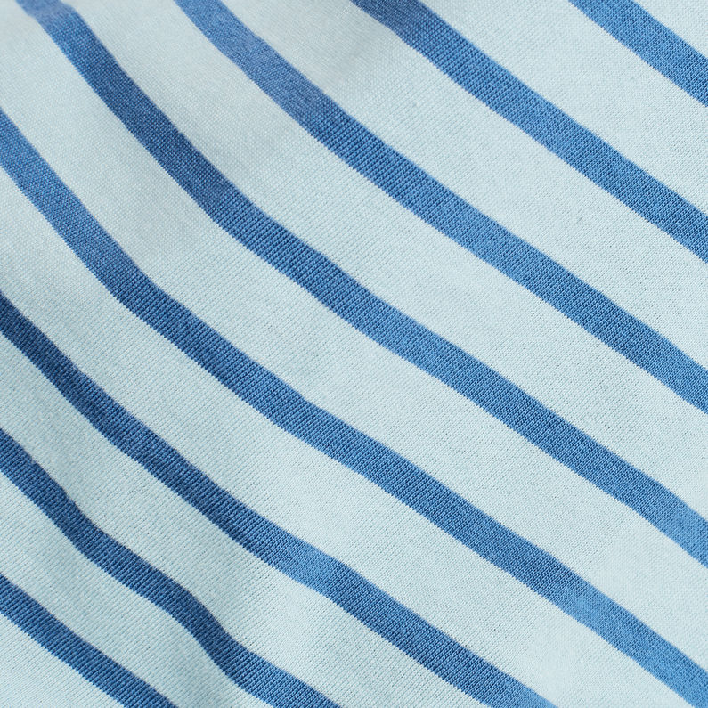 G-Star RAW® T-shirt Korpaz Stripe GR Slim Bleu moyen
