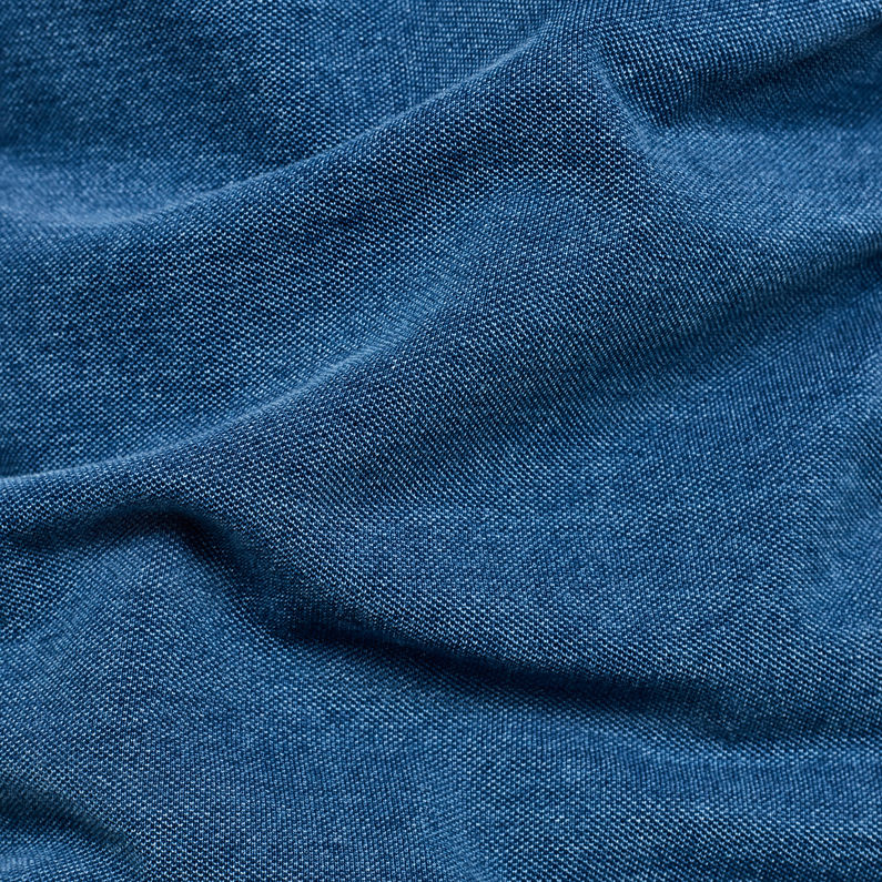 G-Star RAW® Indigo RAW Embro GR Pocket T-Shirt Mittelblau fabric shot