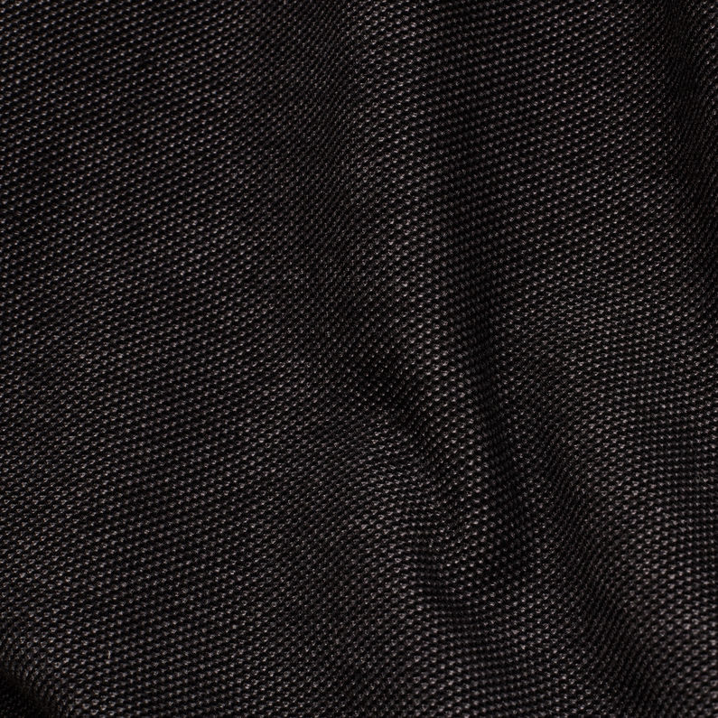 G-Star RAW® Korpaz Zip Through T-Shirt Black fabric shot