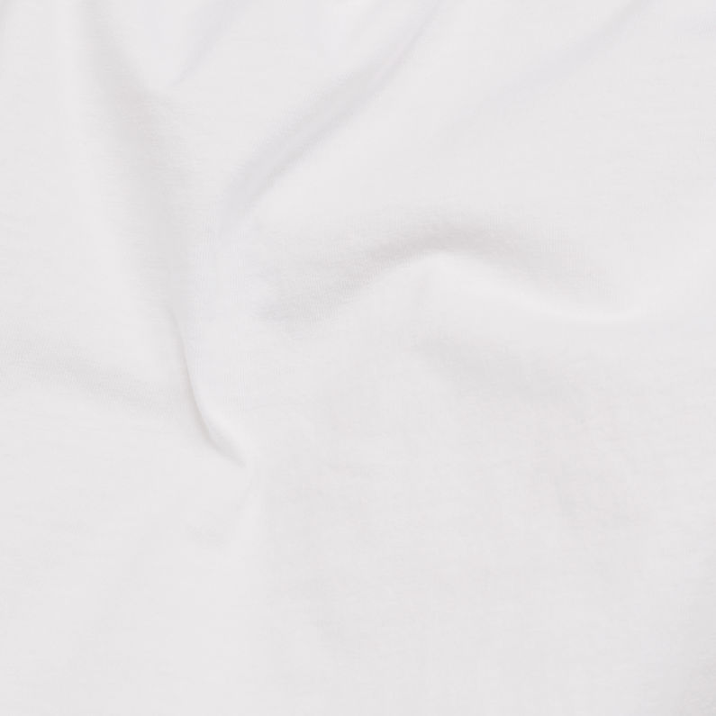 G-Star RAW® Perspective Logo GR Slim T-Shirt Weiß
