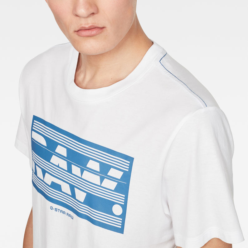 G-Star RAW® Boxed RAW GR T-Shirt White detail shot