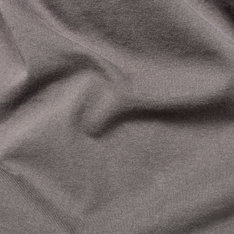 G-Star RAW® Center Chest Logo GR Loose T-Shirt Grey fabric shot
