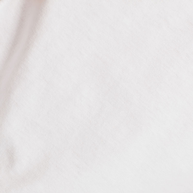 G-Star RAW® RAW. Text Slim T-Shirt White fabric shot