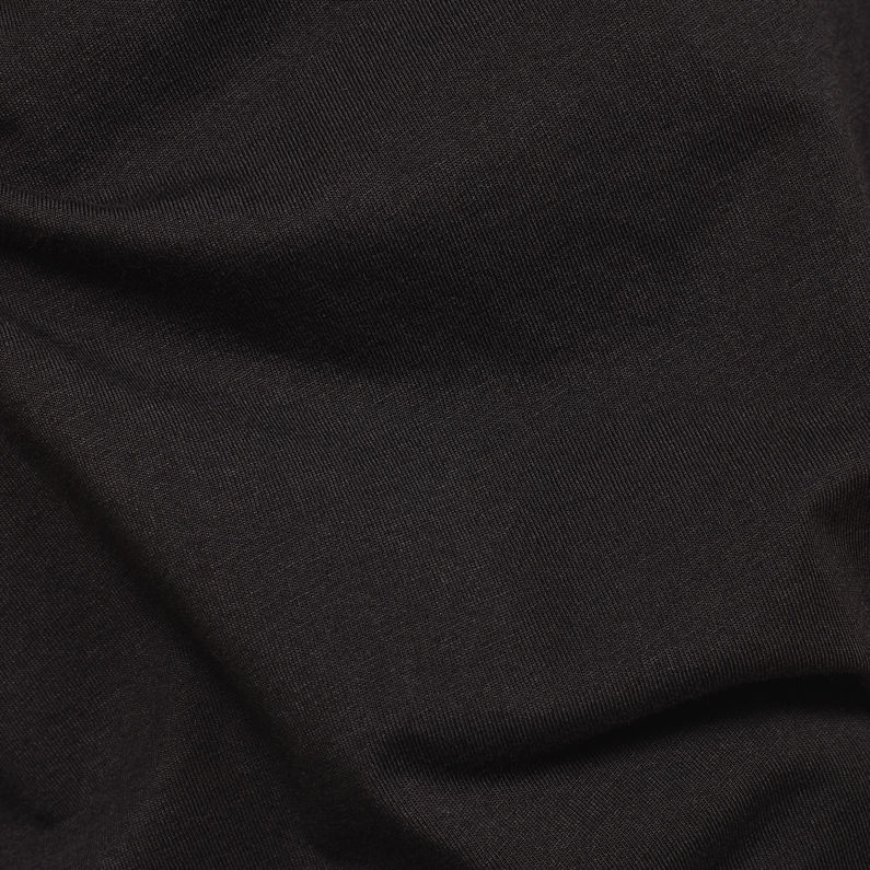 G-Star RAW® RAW. Text Slim T-Shirt Black fabric shot