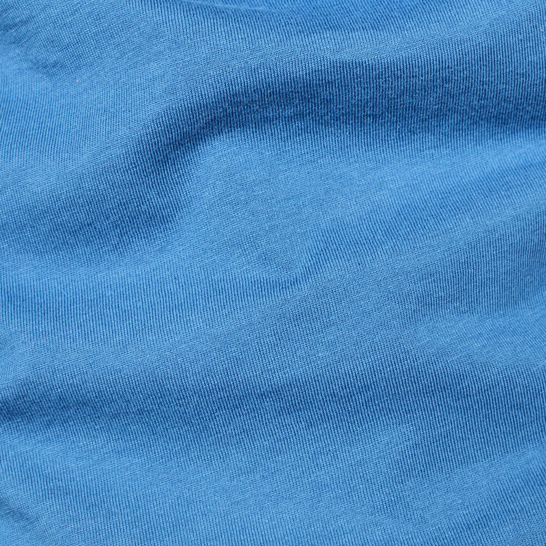 G-Star RAW® RAW. Text Slim T-Shirt Medium blue fabric shot
