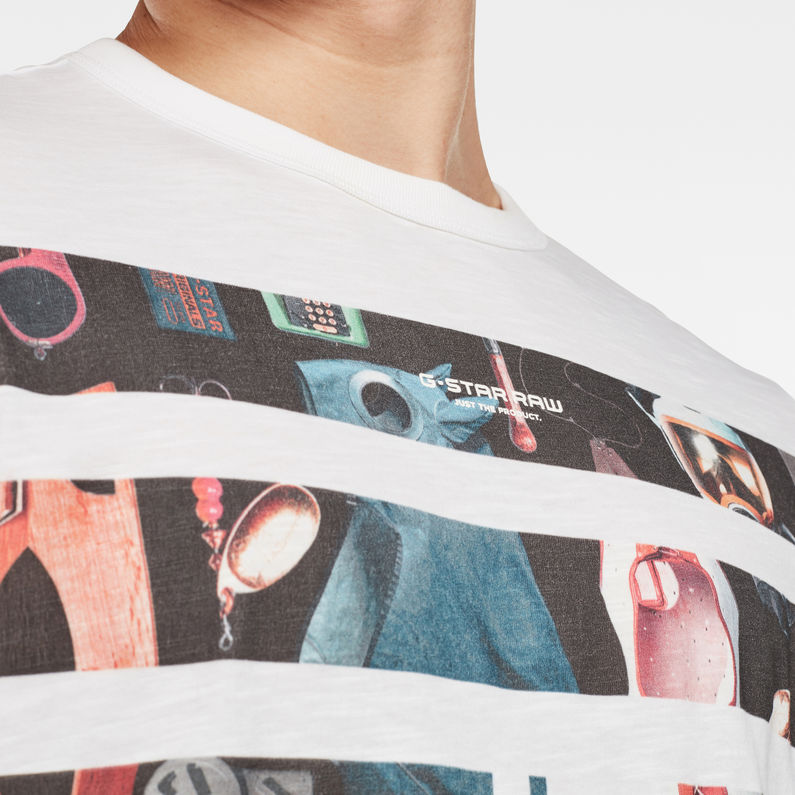 G-Star RAW® Originals Photo GR T-Shirt White detail shot