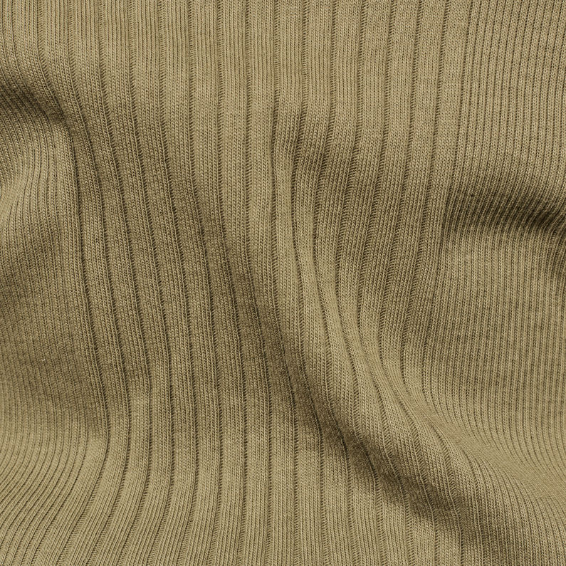 G-Star RAW® Rib Slim Tanktop Grün fabric shot