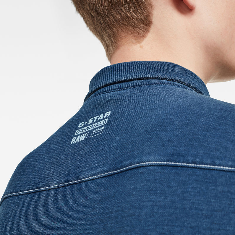 G-STAR® Indigo Polo Medium blue