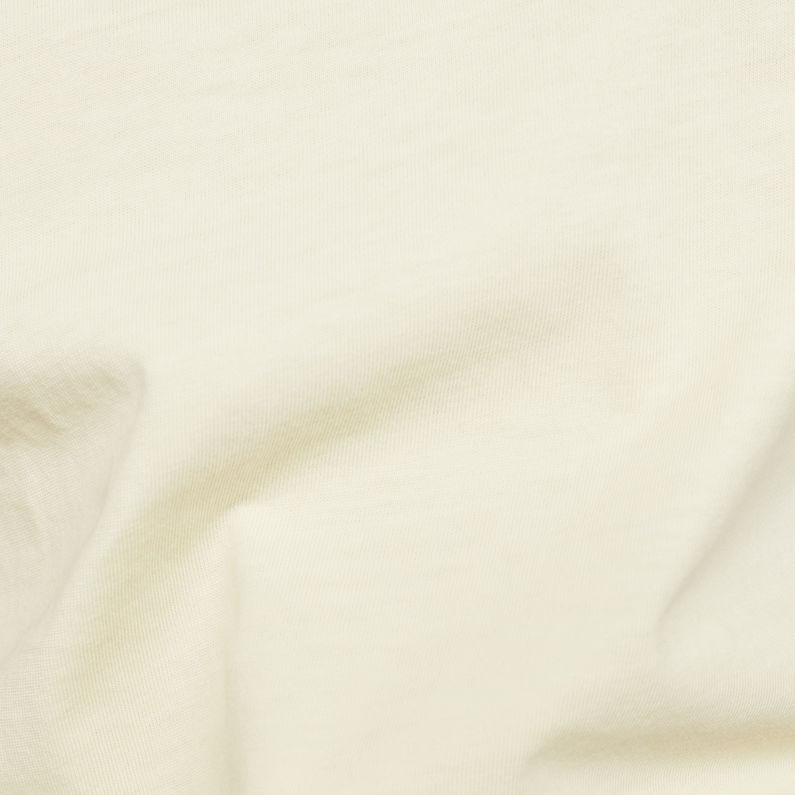 G-Star RAW® Débardeur Recycled Dye Optic Slim Jaune fabric shot